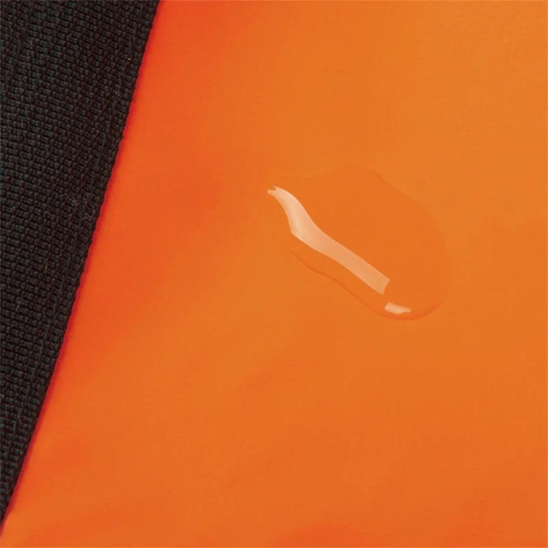 3D MAXpider Roll-Top Dry Bag Backpack - Orange - Back View