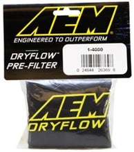 Load image into Gallery viewer, AEM Air Filter Wrap 6 in Base 5 1/4 in Top 5 in Tall - Back View