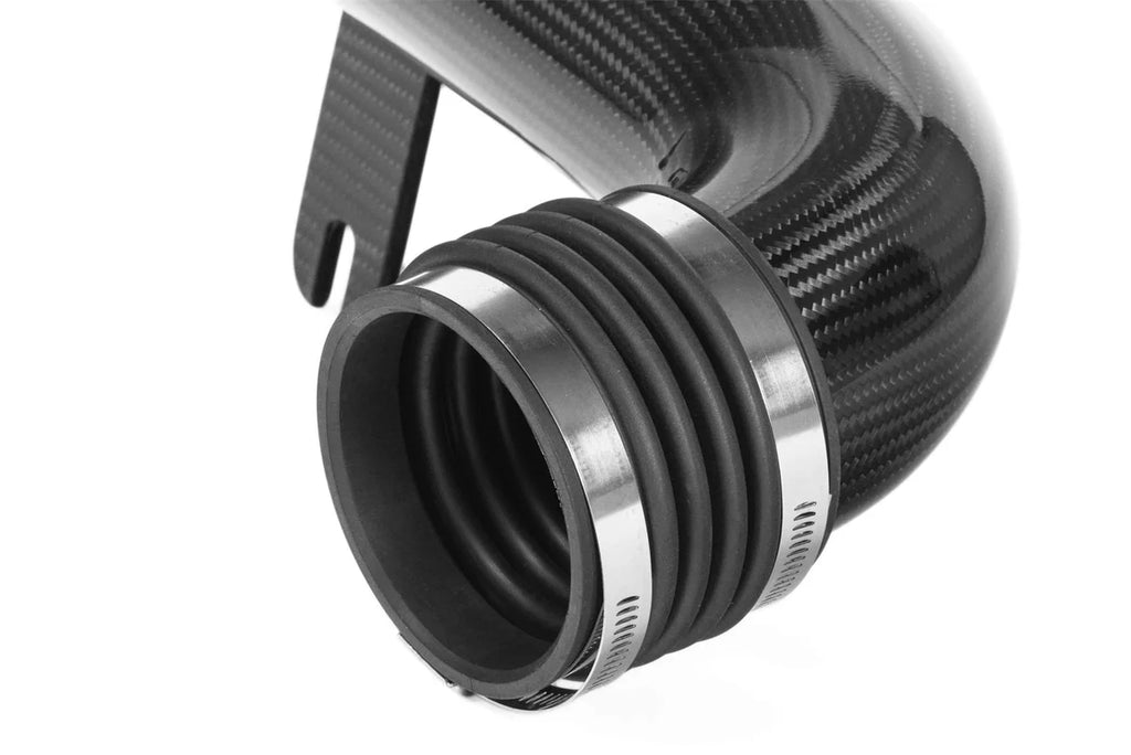 APR APR Carbon Fiber Intake System: Rear Turbo Inlet Pipe, 1.8T/2.0T EA888 PQ35 CI100035-B - Installation View