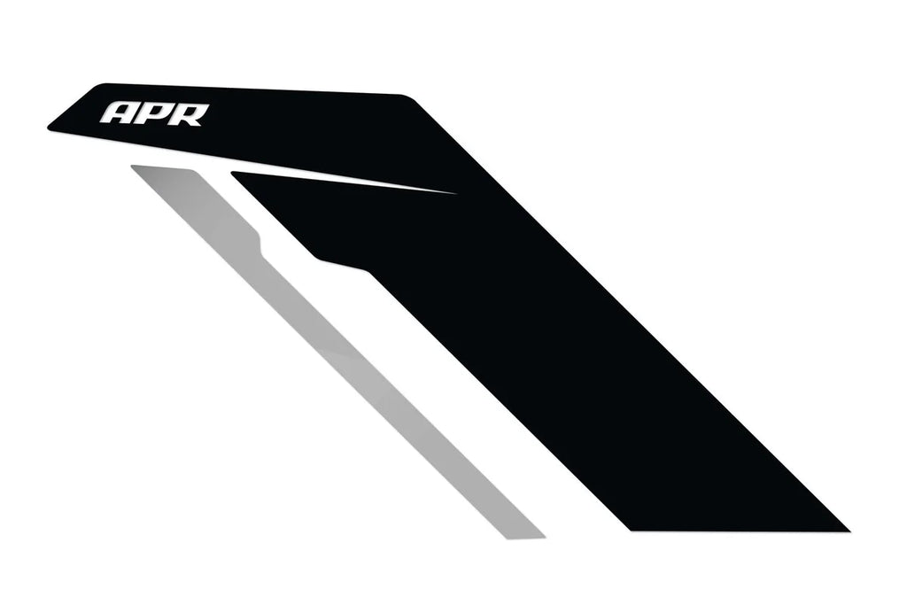 APR Let everyone know you're APR tuned with these stylish fender decals. PM100334 - Side View