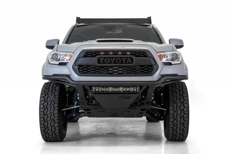 Addictive Desert Designs 16-20 Toyota Tacoma PRO Bolt-On Front Bumper - Hammer Black - Side View