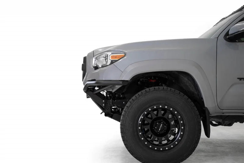 Addictive Desert Designs 16-20 Toyota Tacoma PRO Bolt-On Front Bumper - Hammer Black - Back View