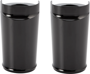 Arlen Ness Fork Boot Cover - Black Anodized - Smooth 20-033 - Main Product View