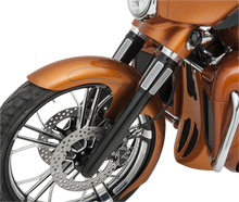 Load image into Gallery viewer, Arlen Ness Fork Legs - Black Anodized - Smooth - Dual Disc 40-513 - Side View