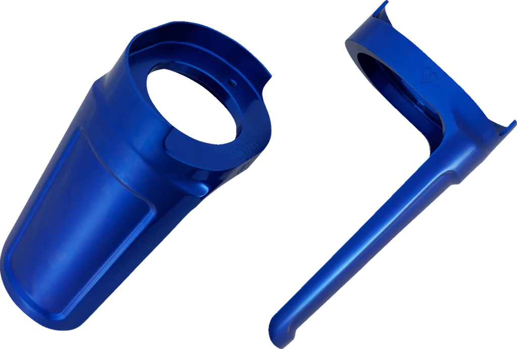 Arlen Ness Method® Fork Guard Cover - Blue 120-019 - Side View