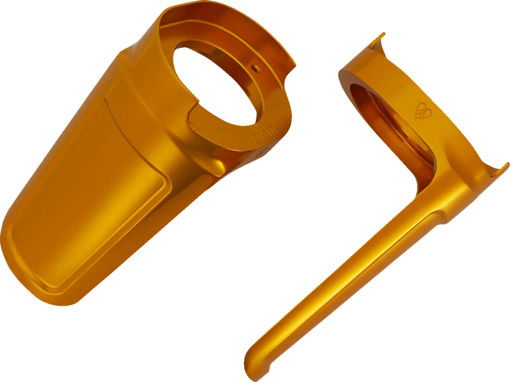 Arlen Ness Method® Fork Guard Cover - Gold 120-020 - Side View