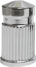 Load image into Gallery viewer, Avon Grips Valve Stem Cap - Round - Black - Anodized SVC-307-ANO - Side View