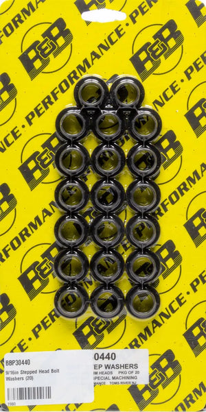 B & B Performance 9/16in Stepped Head Bolt Washers (20) 30440