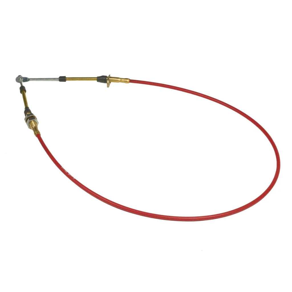 B&M B&M Performance Shifter Cable - 5-Foot Length - Red 80605 - Side View