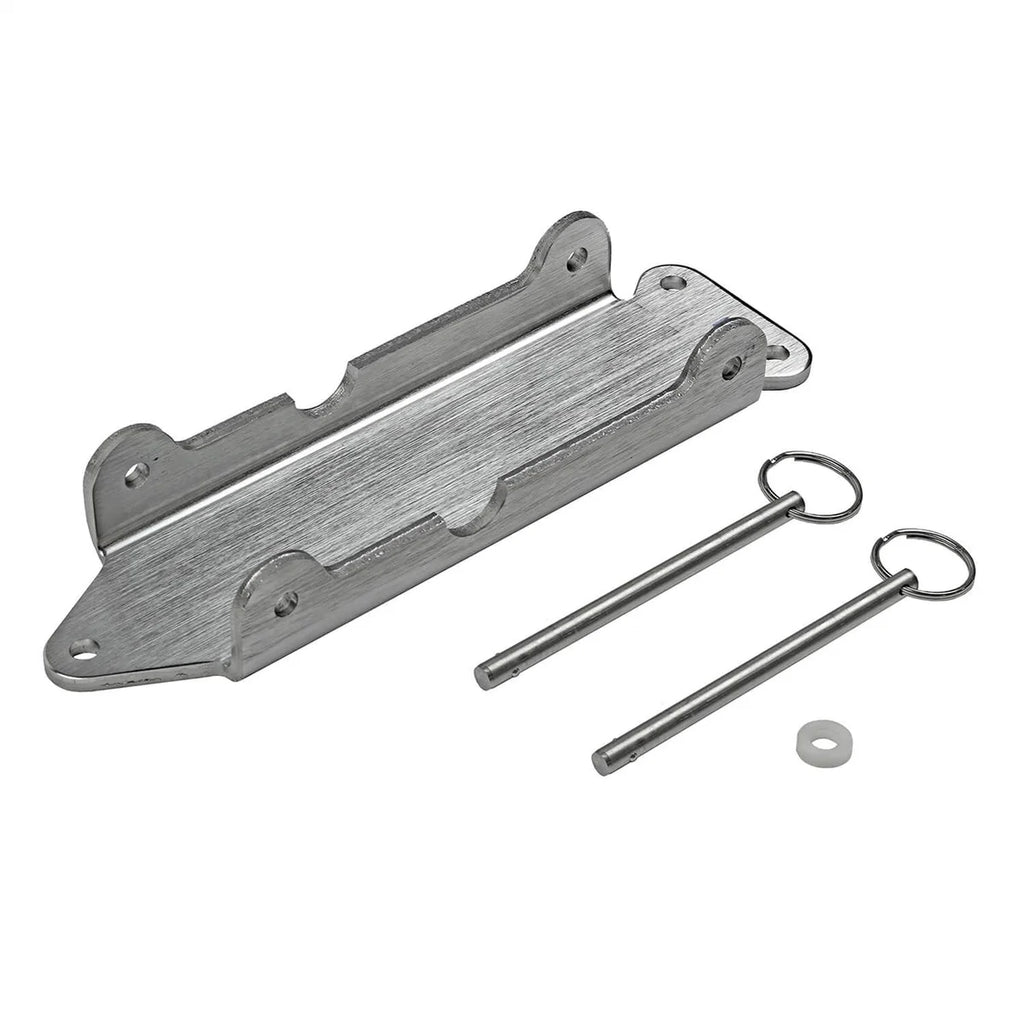 B&M B&M Quick Detach Shifter Mounting Plate Kit - Aluminum 80715 - Back View