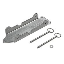 Load image into Gallery viewer, B&M B&M Quick Detach Shifter Mounting Plate Kit - Aluminum 80715 - Back View