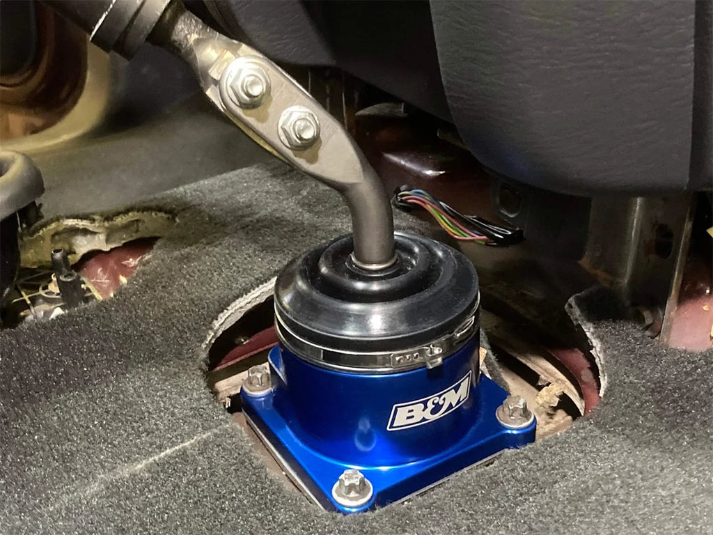 B&M Fits 2006-2018 2500/3500 with G56 6-speed Manual Transmission 45199 - Installation View