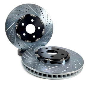 Baer Brake Systems Baer Brakes EradiSpeed+ Front 2-piece Performance Brake Rotors, SDZ 2301070 - Main Product View