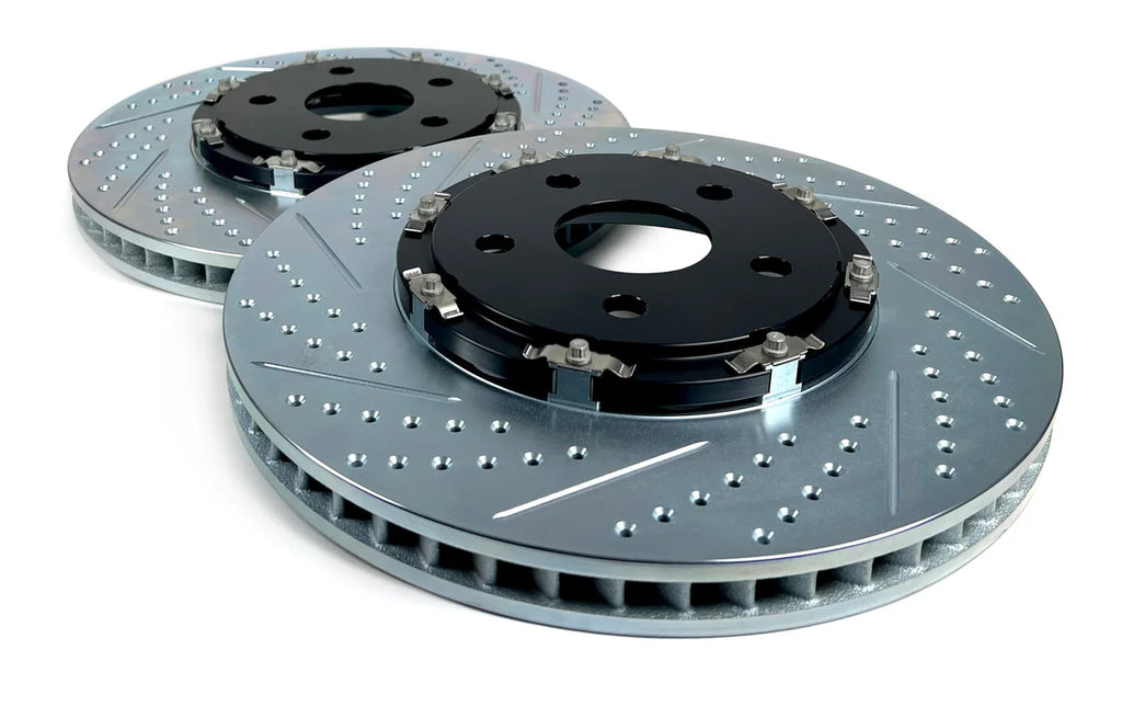 Baer Brake Systems Baer Brakes EradiSpeed+ Front 2-piece Performance Brake Rotors, SDZ 2301070 - Side View