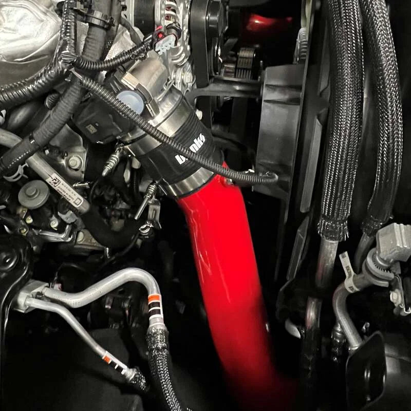 Banks Power 2020 GM 2500/3500 6.6L L5P Boost Tube Upgrade Kit - Red - Additional View 5
