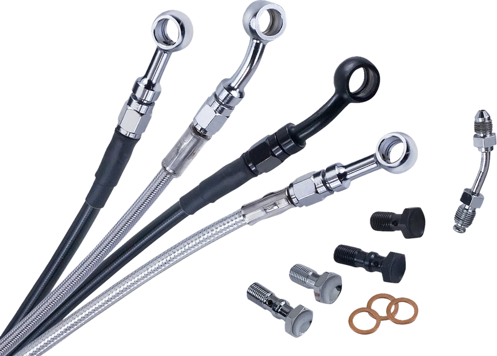 Barnett Brake Line - Upper - Steath 253-30-51134 - Side View
