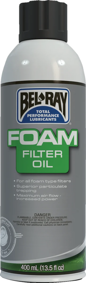 Bel-Ray Foam Filter Oil - 400ml - Aerosol 99200-A400W - Main Product View