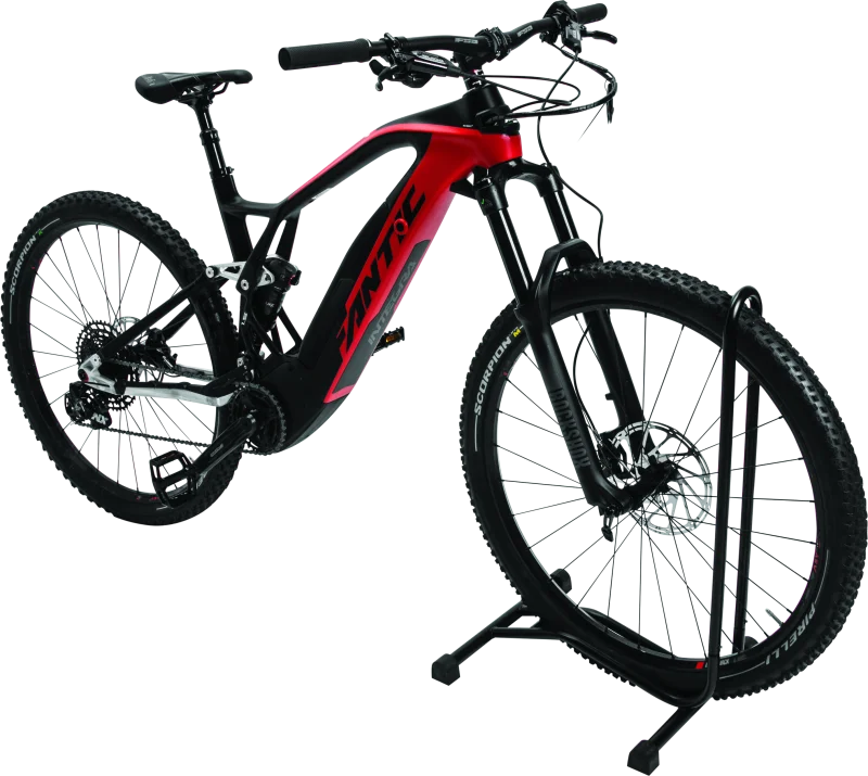 BikeMaster Mountain Bike Stand - Black - Installation View