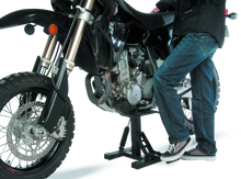 Load image into Gallery viewer, BikeMaster Stand - Easy Lift & Lower - Installation View