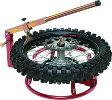 Load image into Gallery viewer, BikeMaster Tire Change Stand w/ Bead Braker - Side View