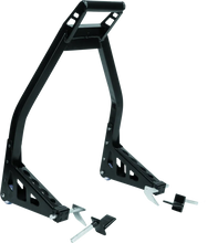 Load image into Gallery viewer, BikeMaster Universal Aluminum Stand - Rear - Black - Main Product View