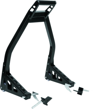 BikeMaster Universal Aluminum Stand - Rear - Black - Main Product View