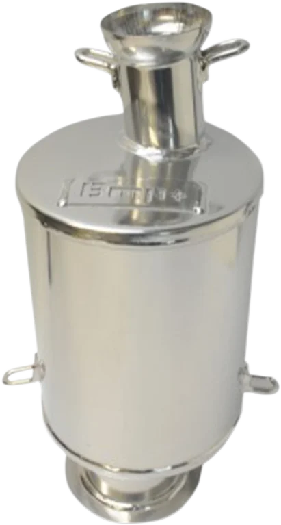 Bikeman Performance Muffler 02-124-SC - Side View