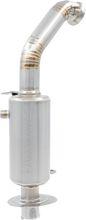 Load image into Gallery viewer, Bikeman Performance Powder Lite Slip-On Muffler - Stainless Steel 02-332-R - Main Product View