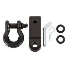 Load image into Gallery viewer, Borne Off-Road Borne Hitch Receiver and Shackle Set Black - Main Product View