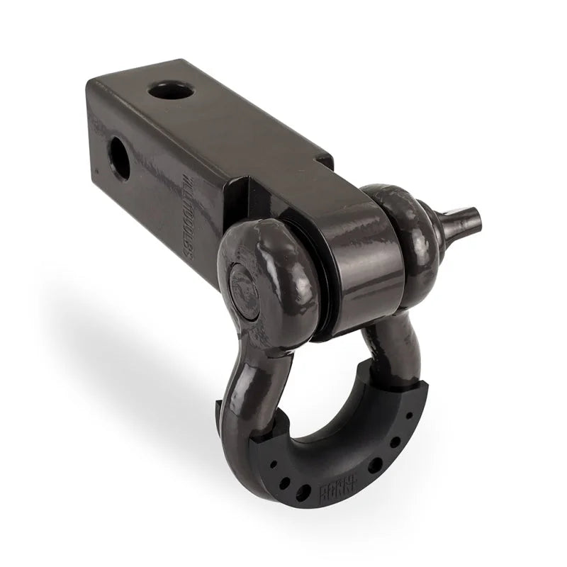 Borne Off-Road Borne Hitch Receiver and Shackle Set Black - Side View