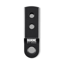 Load image into Gallery viewer, Borne Off-Road CNC Hitch Receiver Shackle 2in Black - Side View