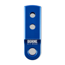 Load image into Gallery viewer, Borne Off-Road CNC Hitch Receiver Shackle 2in Blue - Main Product View