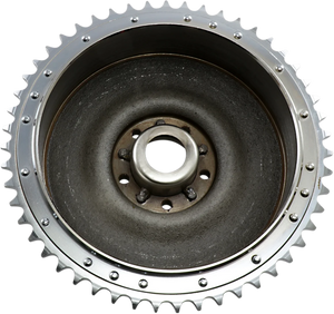 Brake Drum with Sprocket - 63-66 DragSpecialties 06-0129-BX-LB2 - Main Product View