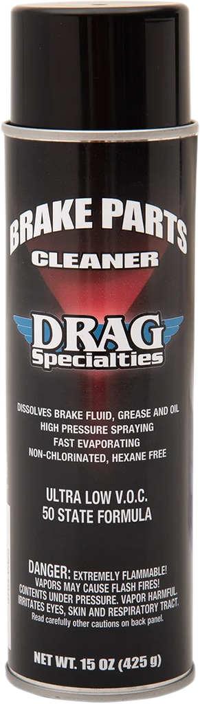 Brake Parts Cleaner - 15 oz. net wt. - Aerosol DragSpecialties DABPC241215 - Side View