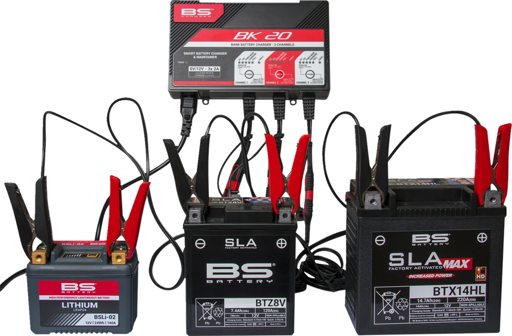 BsBattery Charger - BK20 - 12V - 3 x 2A 700554 - Installation View