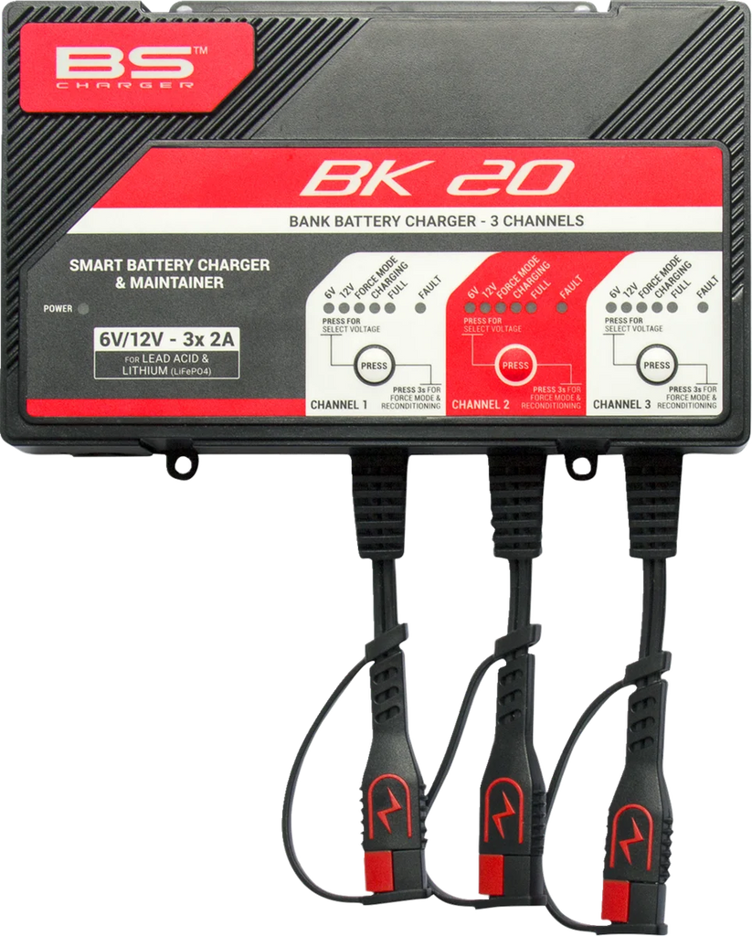 BsBattery Charger - BK20 - 12V - 3 x 2A 700554 - Additional View 6