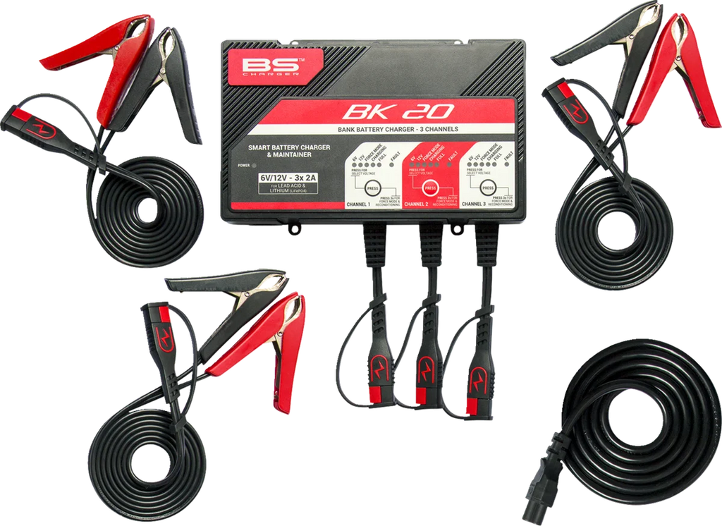 BsBattery Charger - BK20 - 12V - 3 x 2A 700554 - Additional View 9