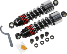 Load image into Gallery viewer, Burly Brand Slammer Plus Shocks - Chrome - XL B28-1206 - Main Product View