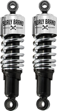 Load image into Gallery viewer, Burly Brand Slammer Shock - Chrome - 10.5" B28-1202 - Main Product View