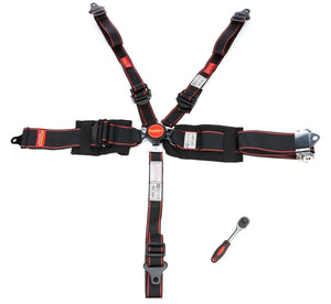 Butler Built Harness Elite 5pt Camlock P/U Ratchet Blk BB1220200