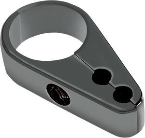 Cable Clamp - Dual Throttle - Die-Cast - 1-1/4" Frame - Black DragSpecialties 11-0275GB - Main Product View