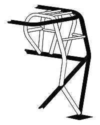 Chassis Engineering Funny Car Cage Addition 1-5/8in x .134in M/Steel C/E4024