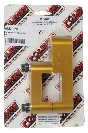 Coleman Machine J-Bar Mount  Slider  2in Sq. 821-200