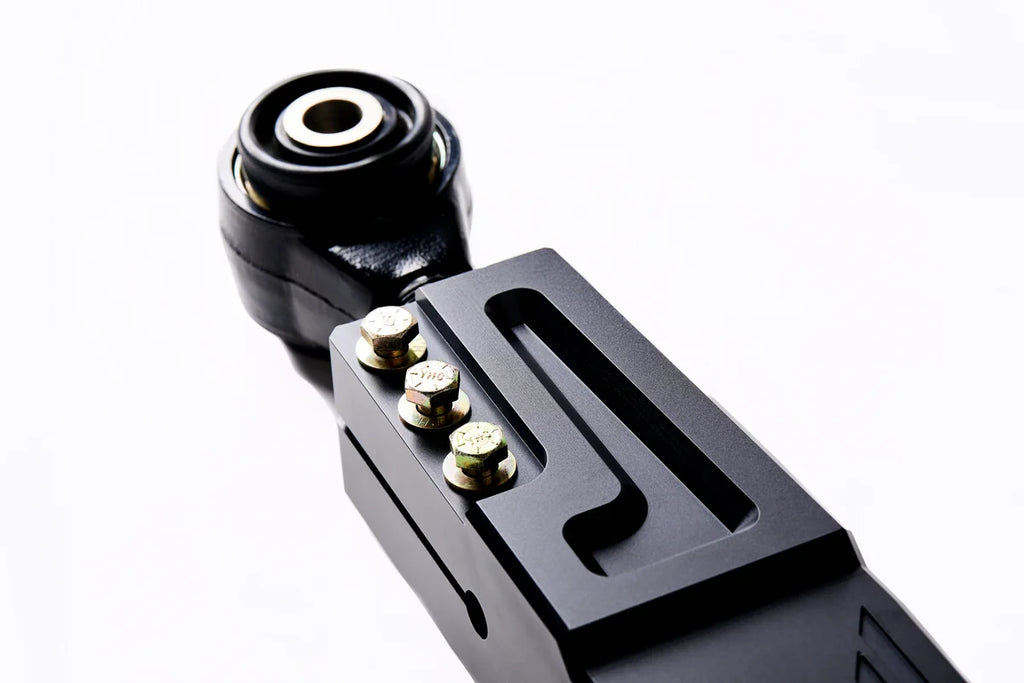 Combat Off Road Jeep JK/JKU Wrangler Aluminum Adjustable Lower Control Arm Black - Rear Pair 15-1029 - Installation View