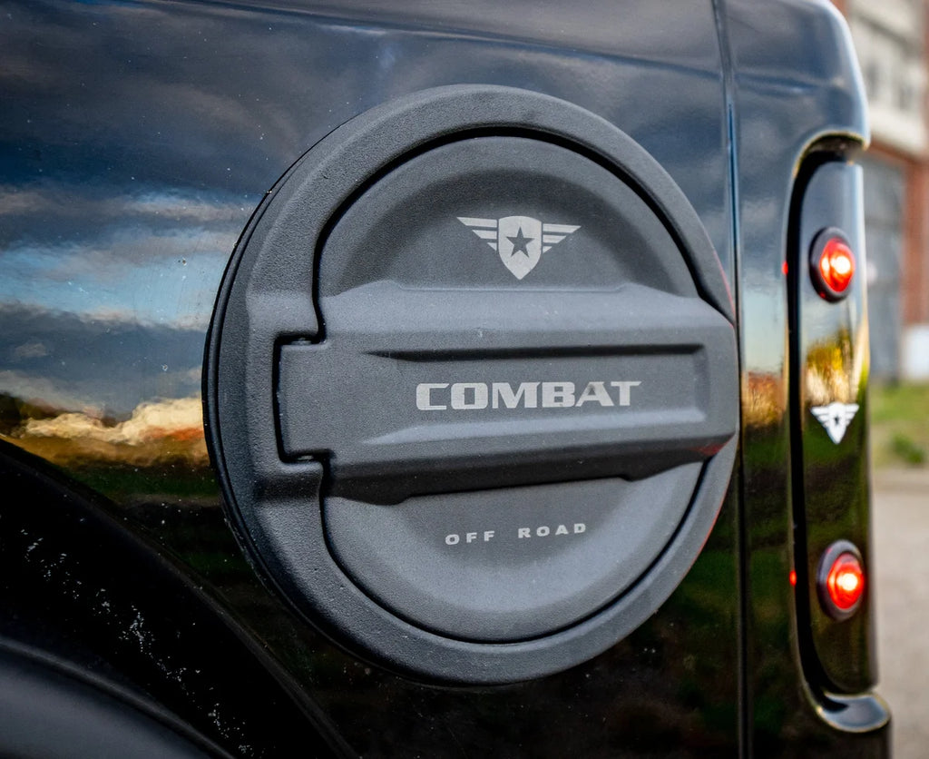 Combat Off Road Jeep JL/JLU Wrangler Fuel Door Cover 25-1070 - Side View