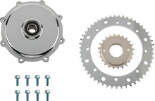 Load image into Gallery viewer, Conversion Sprocket Kit - Chrome - '09-'16 DragSpecialties 201406 - Main Product View