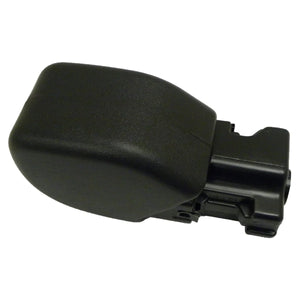 Crown Automotive Jeep Replacement Black Left Front Bumper End Cap for 1997-2006 Jeep TJ Wrangler, USA Only 55155757AA