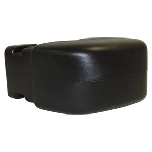 Crown Automotive Jeep Replacement Black Right Rear Bumper End Cap for 1997-2006 Jeep TJ Wrangler, USA Only 55155760AB