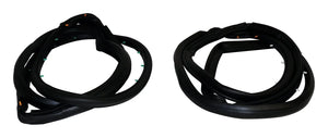 Crown Automotive Jeep Replacement Door Weatherstrip Kit for 1997-2006 Jeep TJ Wrangler 5017462K - Main Product View