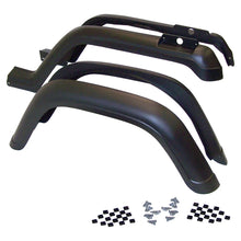 Load image into Gallery viewer, Crown Automotive Jeep Replacement Fender Flare Kit, Left and Right, Front & Rear, Black Textured 5AHK